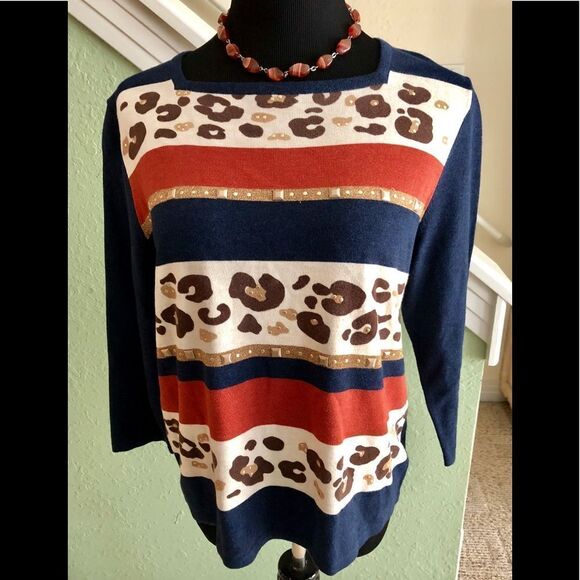 Stunning sweater by Alfred Dunner in PXL - Picture 1 of 3